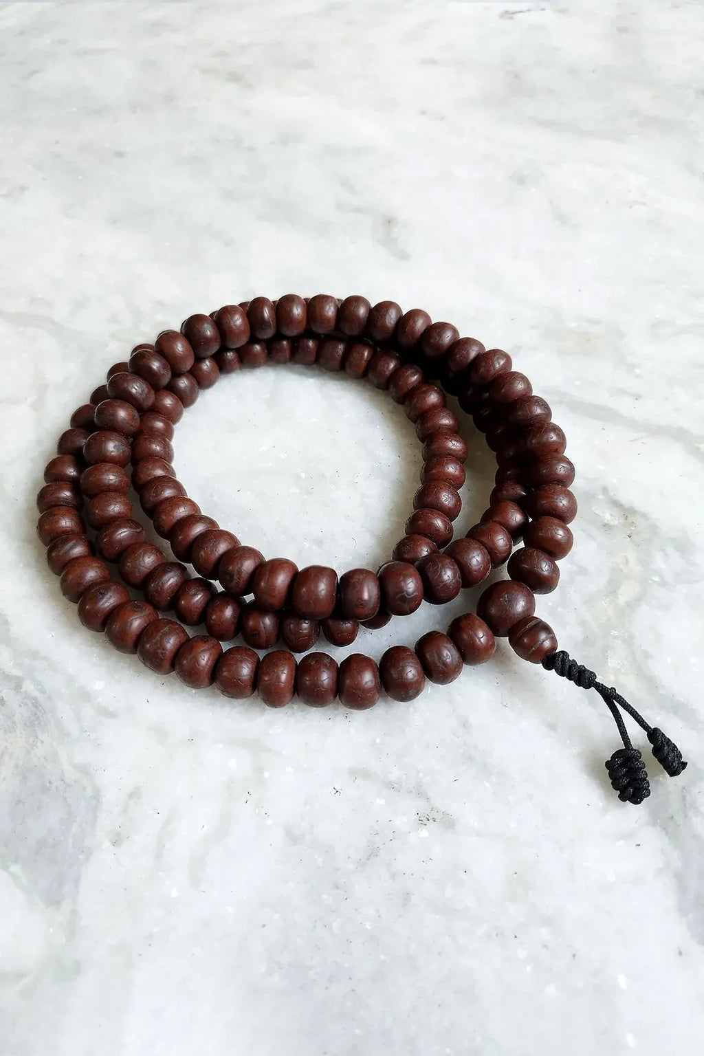 12mm Bodhi Seeds Mala, Buddhist Prayer Mala, Meditation Mala, Phoenix Eye Mala - Vajracrafts