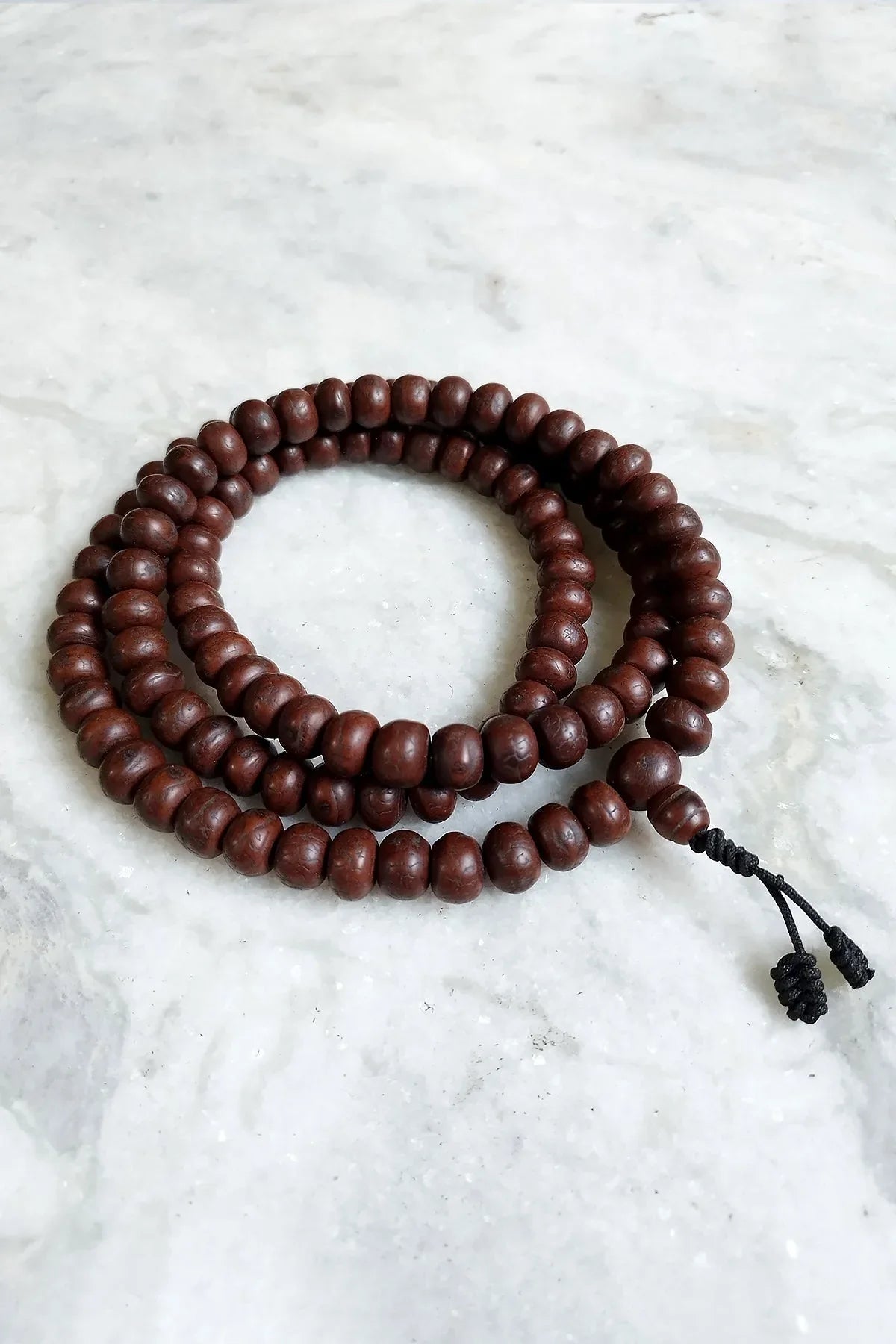 12mm Bodhi Seeds Mala, Buddhist Prayer Mala, Meditation Mala, Phoenix Eye Mala - Vajracrafts