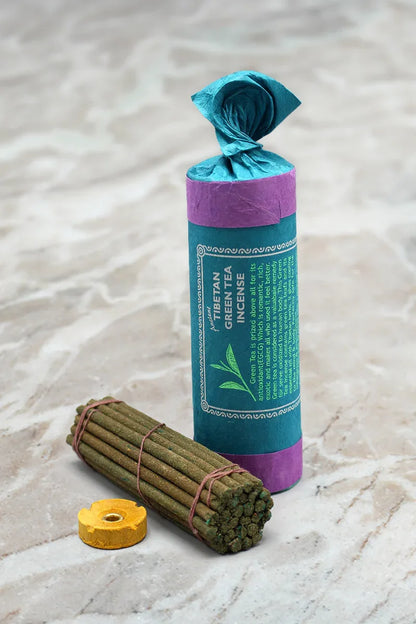 Ancient Tibetan Green Tea Incense Sticks - Vajracrafts