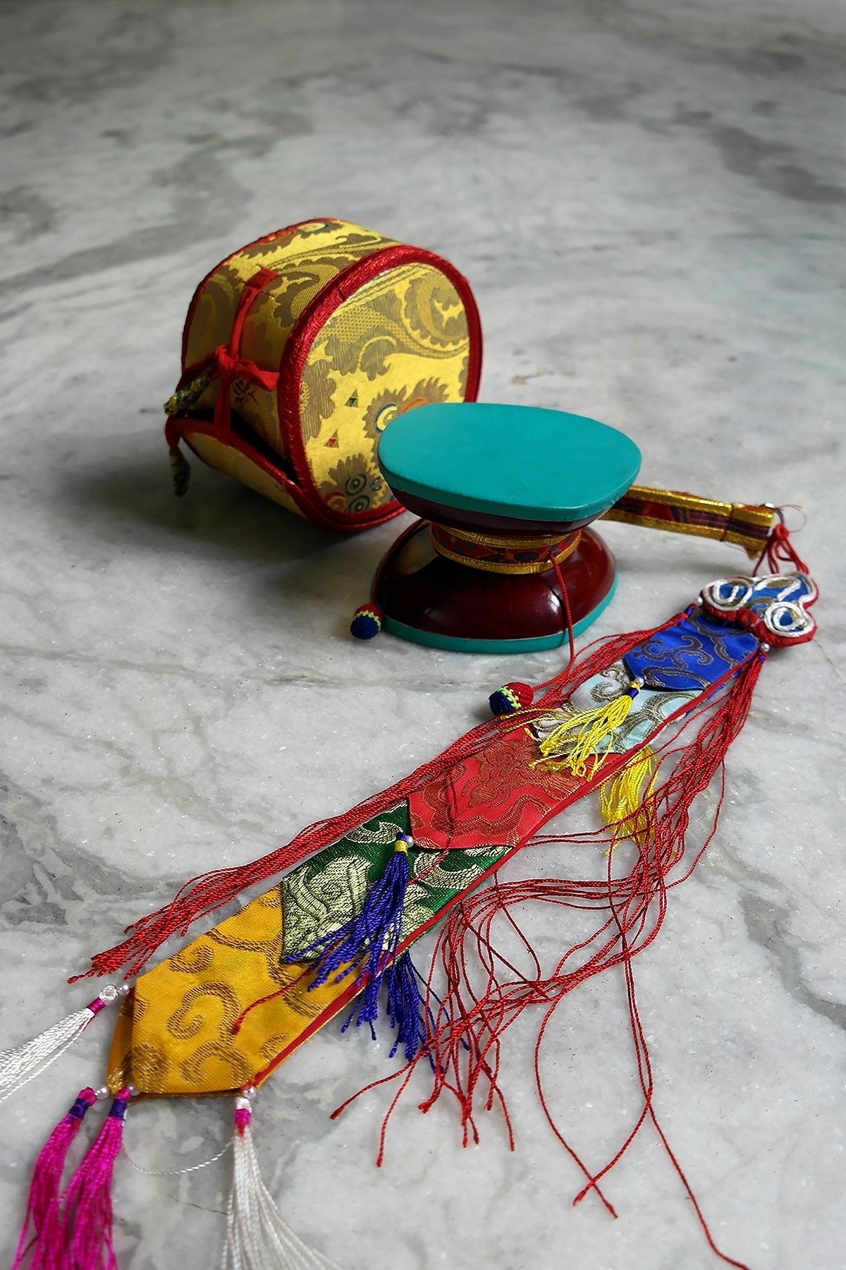 Handmade Buddhist Ritual Wooden Chod Drum