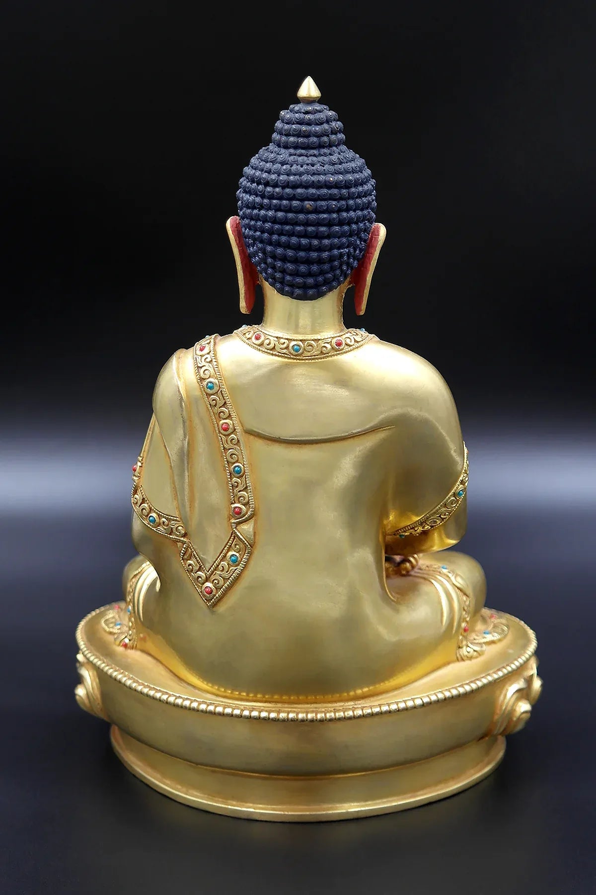 Amitabha Buddha Statue from Boudhanath 9" - Vajracrafts