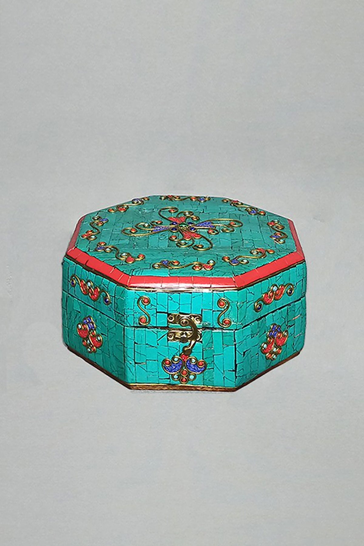 Home Decorative Elegant Stone inlaid jewelry box