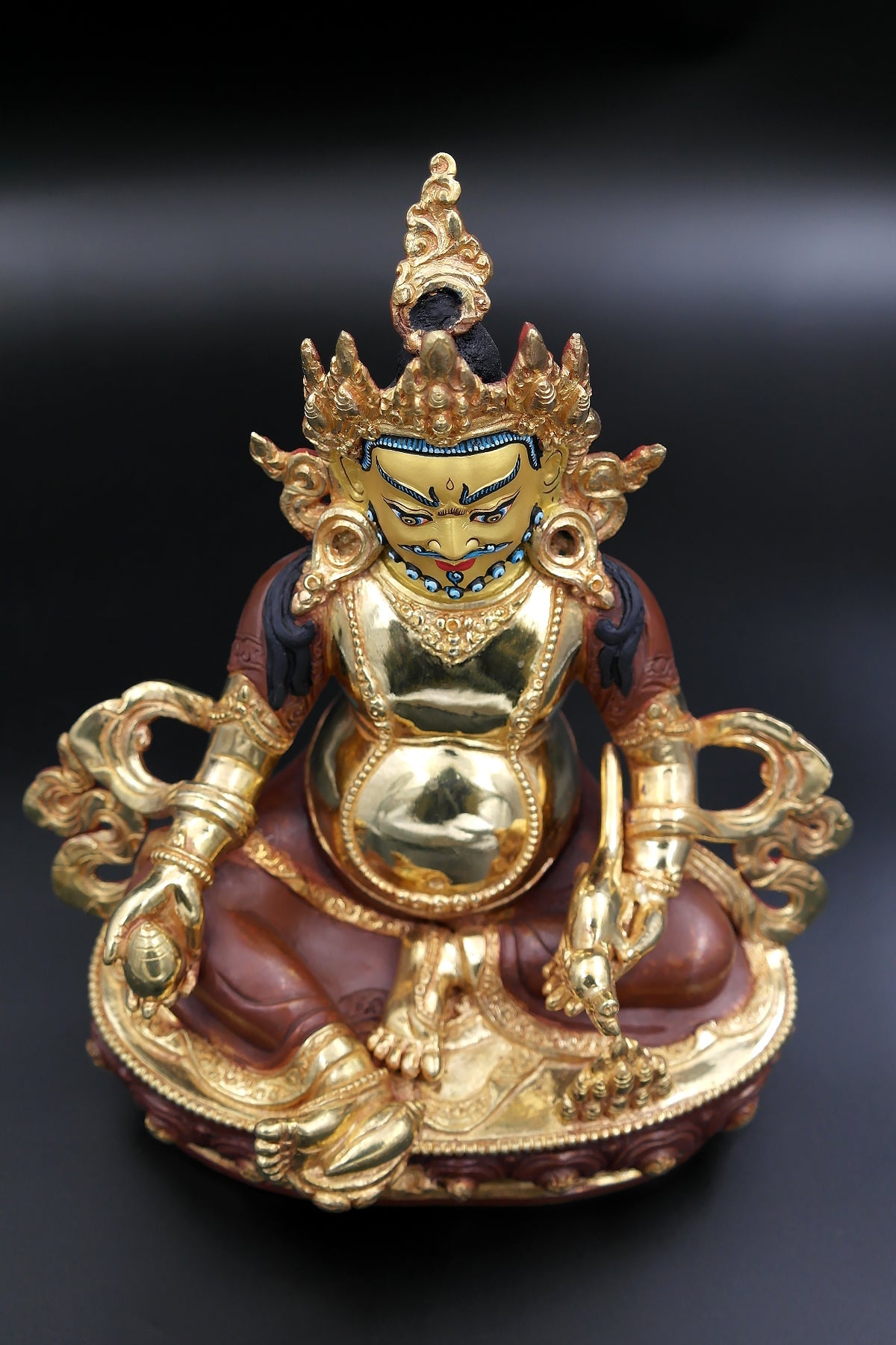 Embrace Wealth and Prosperity with Zambala Statue 8"