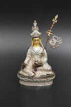 Guru Padmasambhava Statue in Two colors from Nepal 4" - Vajracrafts