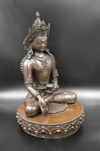 Crowned Shakyamuni Buddha Statue 14" - Vajracrafts