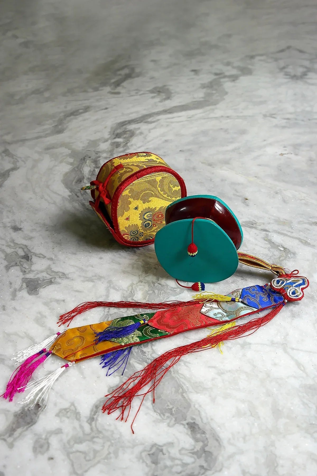 Handmade Buddhist Ritual Wooden Chod Drum - Vajracrafts