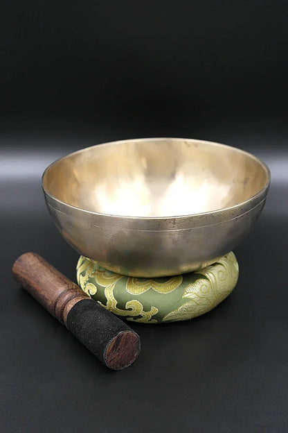 Tibetan Healing Sangha Singing bowl with cushion and mallet 6" - Vajracrafts