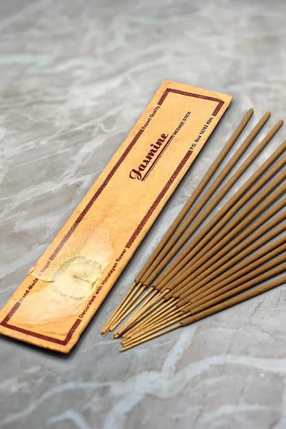 Jasmine Flora Aromatic Incense Sticks - Vajracrafts