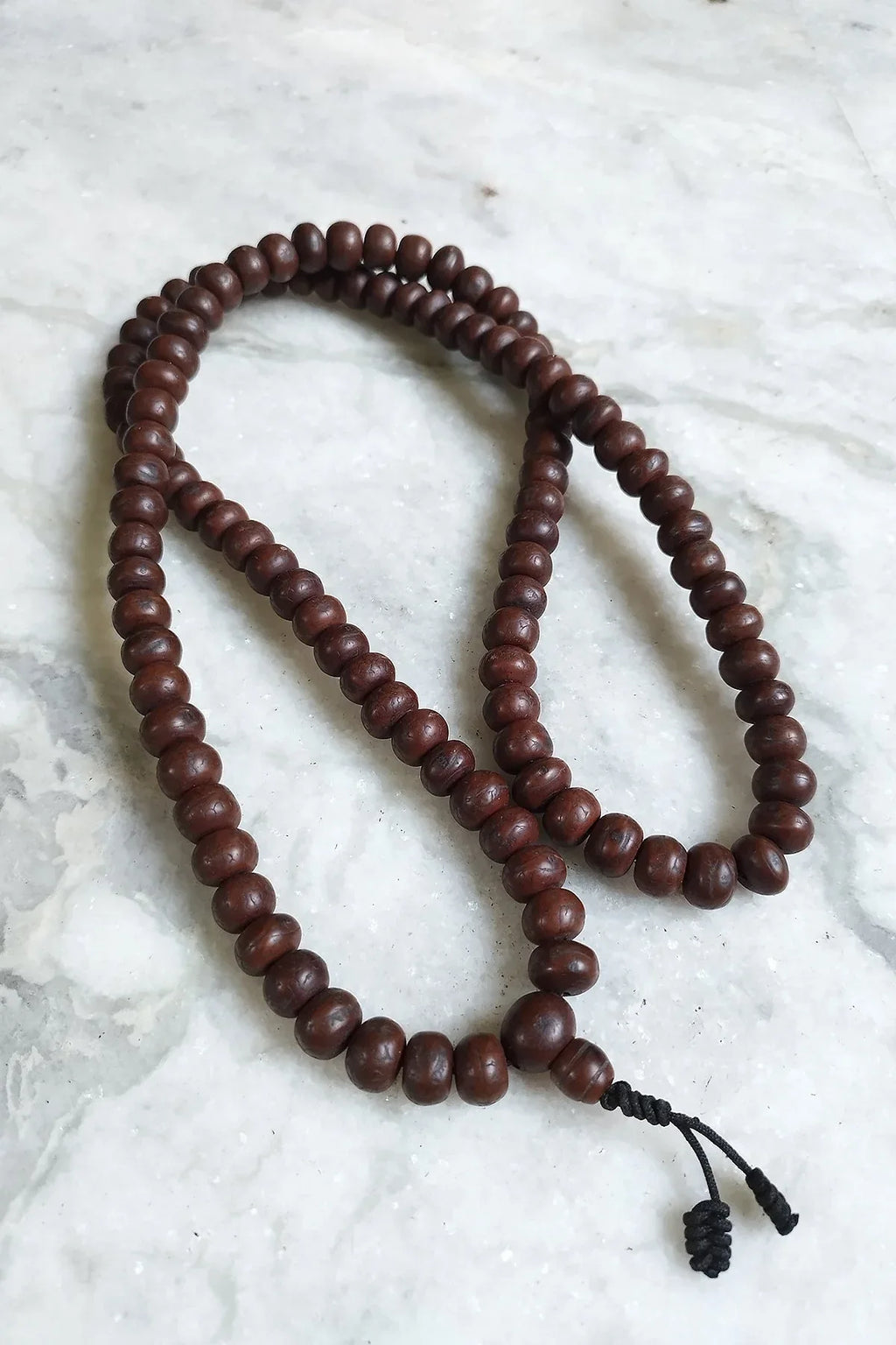12mm Bodhi Seeds Mala, Buddhist Prayer Mala, Meditation Mala, Phoenix Eye Mala - Vajracrafts