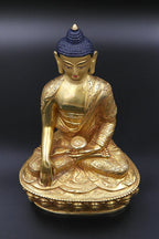 Hand Made Tibetan High quality Shakyamuni Buddha Statue 8" - Vajracrafts
