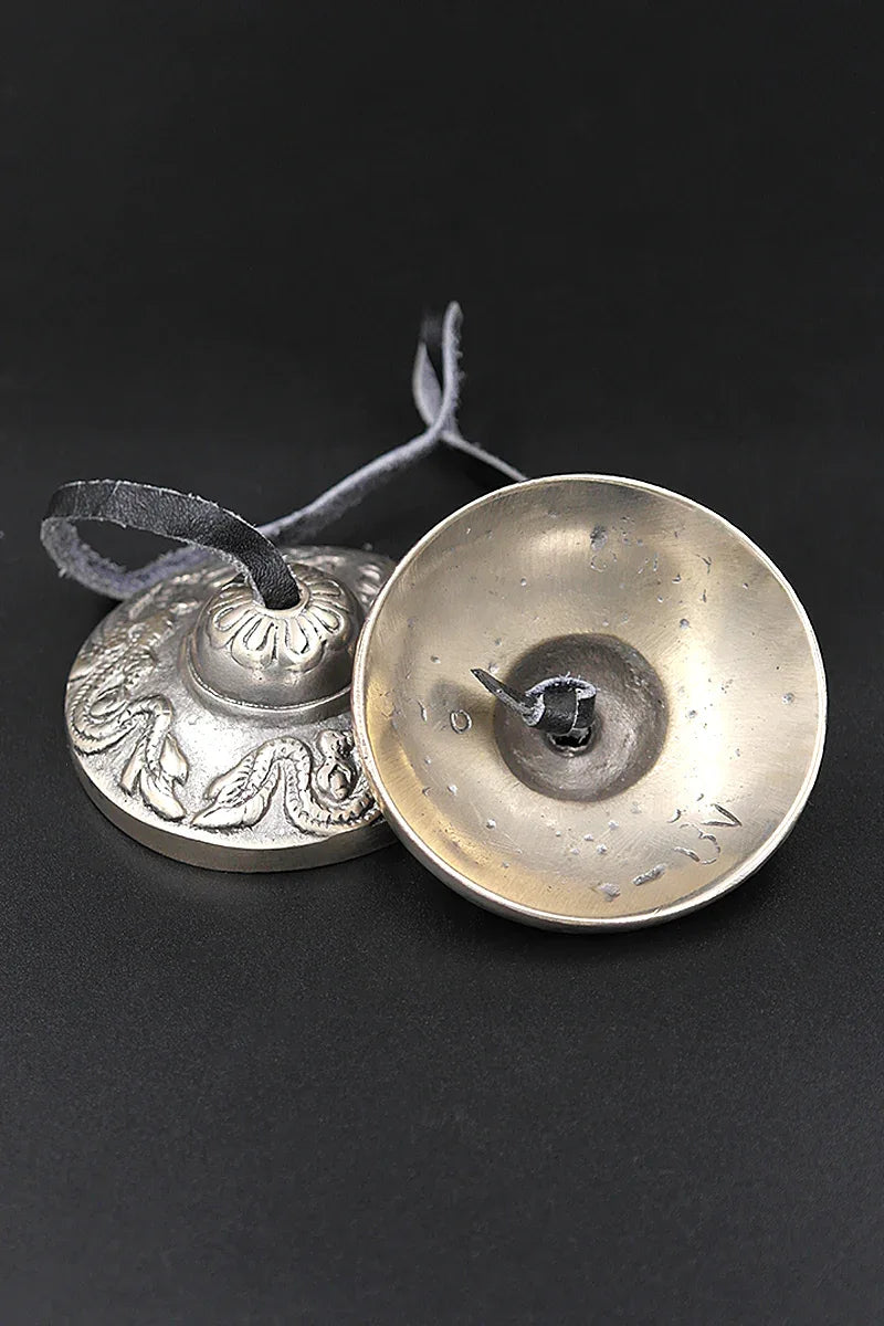 Dragon Carved High-Quality Hand Tuned Tingsha 2.3" - Vajracrafts