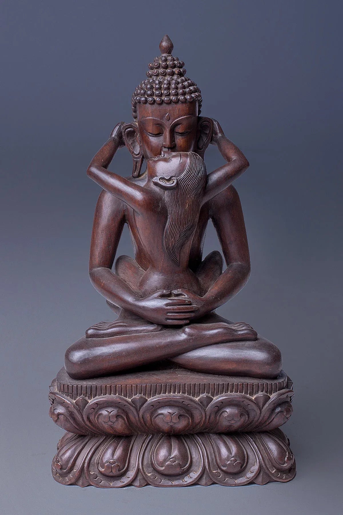 Buddha Shakti Statue Yab Yum Shakti Embrace Tantra, Masterpiece Samantabhadra - Vajracrafts