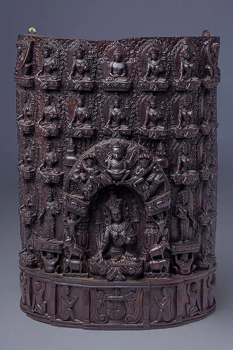 21 Tara Tibetan Buddhist Wooden Thangka Wall Art Décor - Vajracrafts