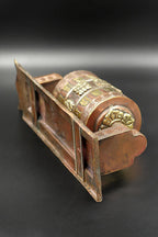 Buddhist Copper Prayer Wheel with wall mount - Vajracrafts