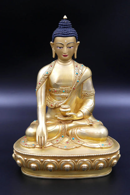 Shakyamuni Buddha Statue from Boudha 9" - Vajracrafts