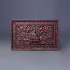 Buddha`s life carved Wooden Thangka Wall Art Décor - Vajracrafts