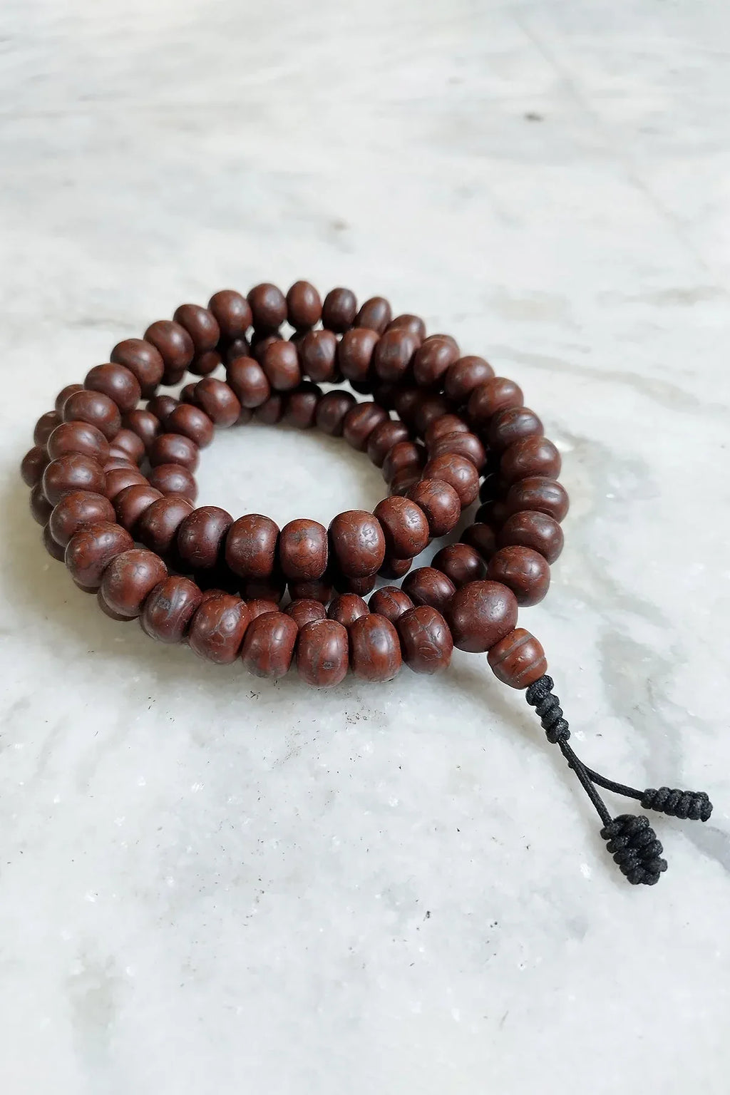 12mm Bodhi Seeds Mala, Buddhist Prayer Mala, Meditation Mala, Phoenix Eye Mala - Vajracrafts