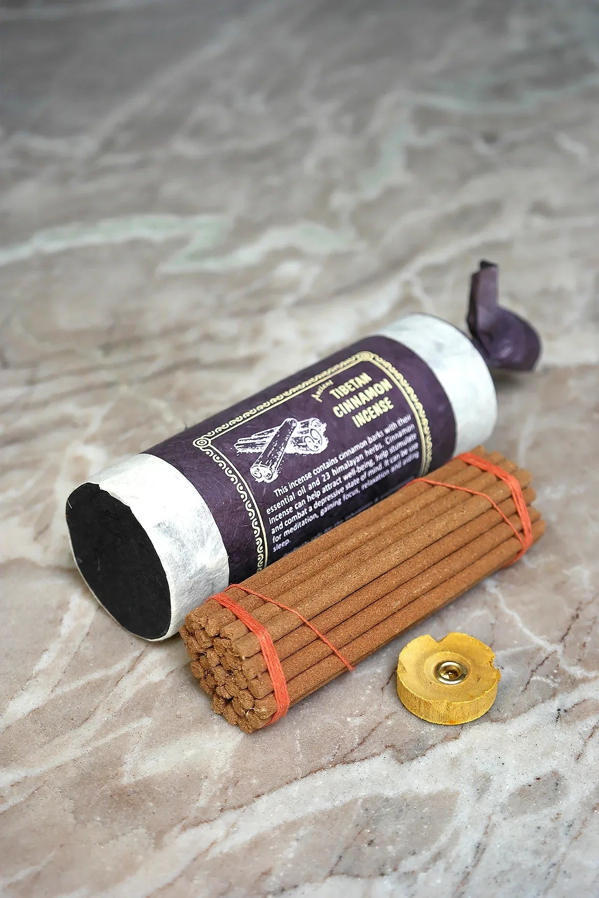 Ancient Tibetan Cinnamon Incense Sticks, Traditional handmade incense - Vajracrafts