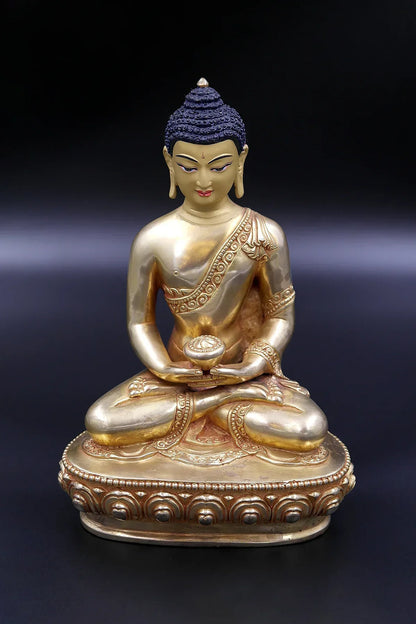 Handmade Amitabha Buddha Statue from Boudha 7" - Vajracrafts