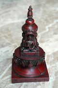 Tibetan Buddhist Resin Stupa Chorten Statue - Vajracrafts